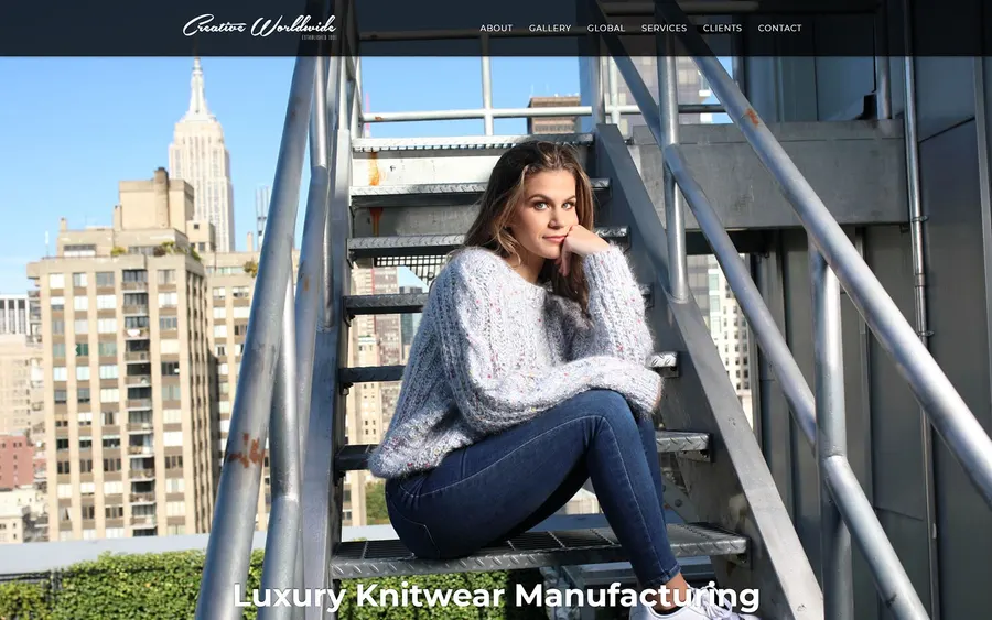 Creative Worldwide — Brand site, first generation