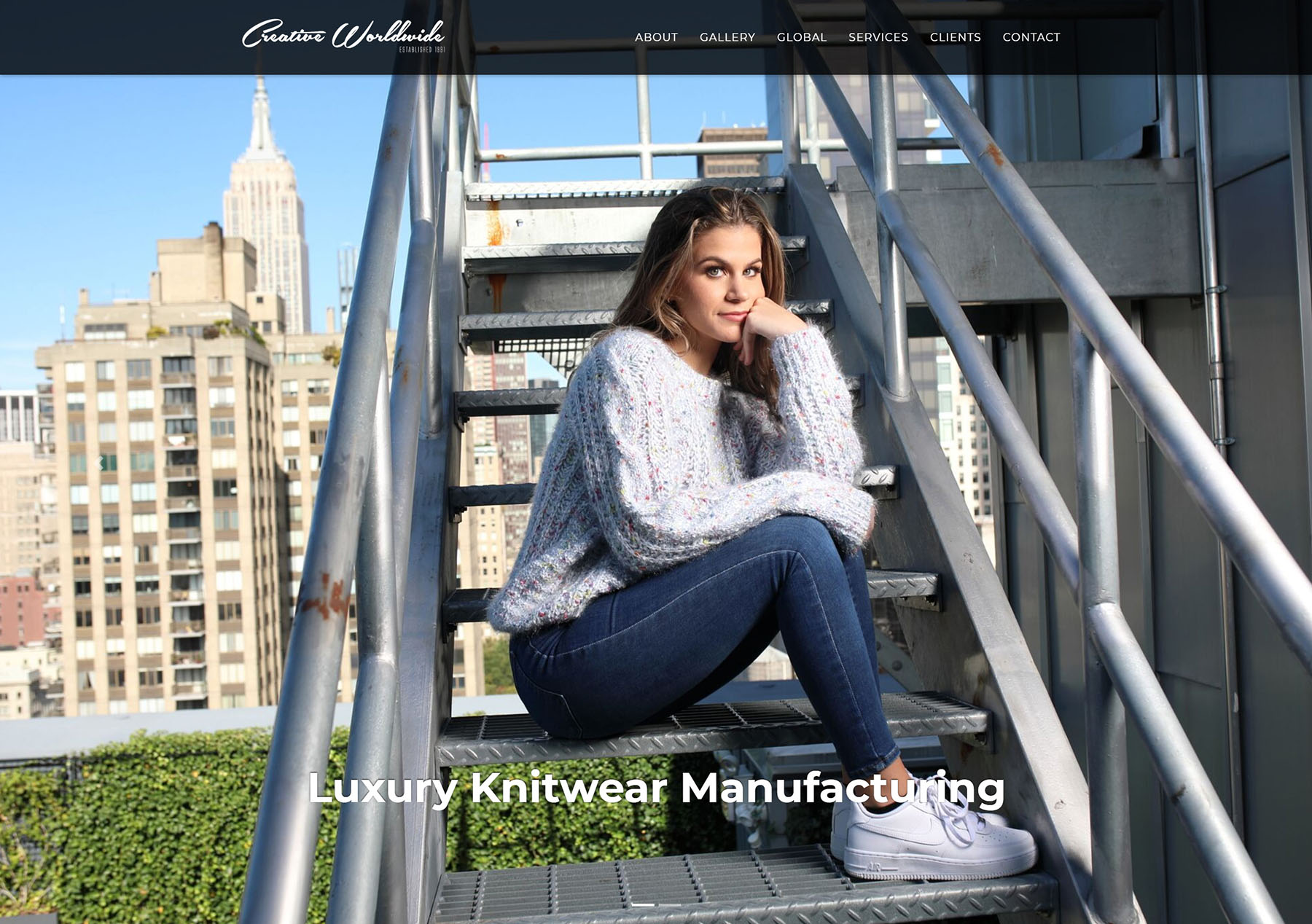 Creative Worldwide — Brand site, first generation
