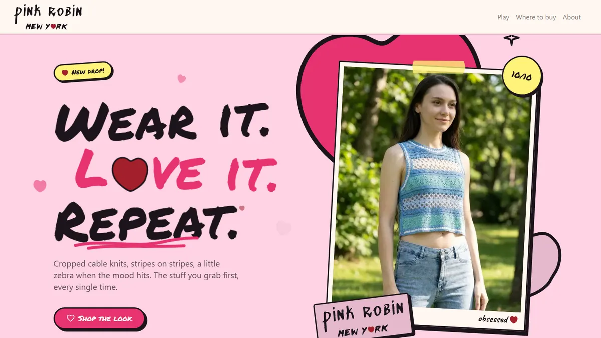 Pink Robin: pinkrobin.style